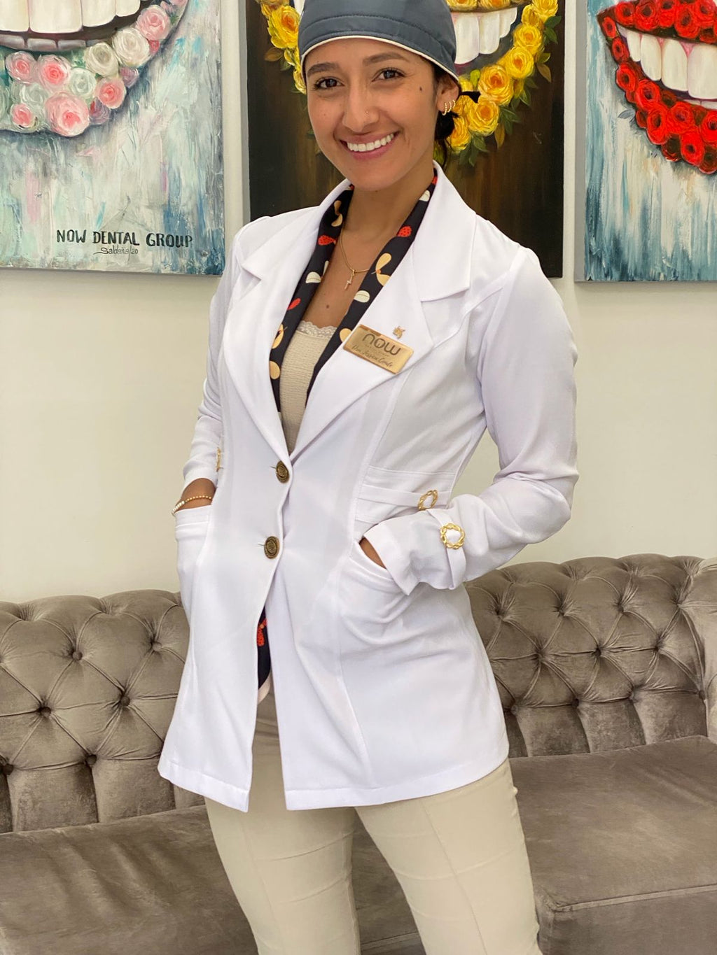 Bata Blazer Médica Femenina